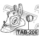 TAB-206<br />FEBEST<br />Подвеска, рычаг независимой подвески колеса