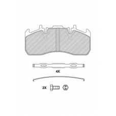 FCV4377B FERODO Комплект тормозных колодок, дисковый тормоз