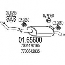 01.65600 MTS Глушитель выхлопных газов конечный