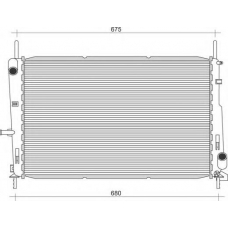 350213912000 MAGNETI MARELLI Радиатор, охлаждение двигателя