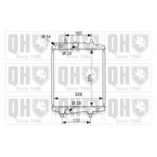 QER2522 QUINTON HAZELL Радиатор, охлаждение двигателя