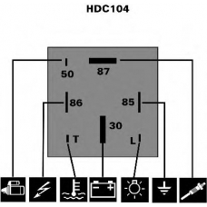 HDC104 DELPHI DIESEL Glow plug controller