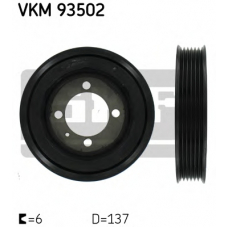 VKM 93502 SKF Ременный шкив, коленчатый вал