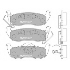 LVXL1297 MOTAQUIP Комплект тормозных колодок, дисковый тормоз