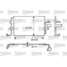 817427 VALEO Конденсатор, кондиционер