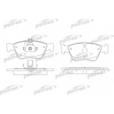 PBP1049 PATRON Комплект тормозных колодок, дисковый тормоз