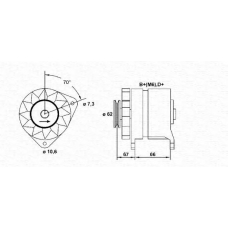 943356158010 MAGNETI MARELLI Генератор