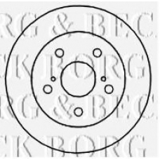 BBD4666 BORG & BECK Тормозной диск