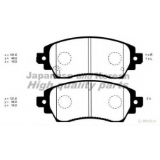 1080-9802 ASHUKI Комплект тормозных колодок, дисковый тормоз