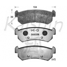 FK9059 KAISHIN Комплект тормозных колодок, дисковый тормоз