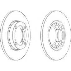 DDF373-1 FERODO Тормозной диск