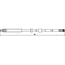 HOS3584 APEC Тормозной шланг