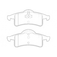 WBP23338A WAGNER LOCKHEED Комплект тормозных колодок, дисковый тормоз
