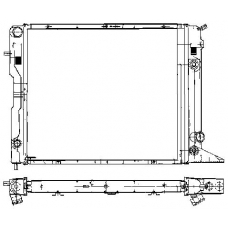 2108668 BEHR Radiator