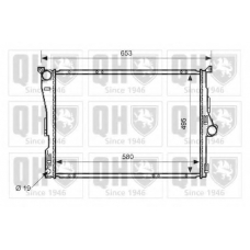 QER1556 QUINTON HAZELL Радиатор, охлаждение двигателя