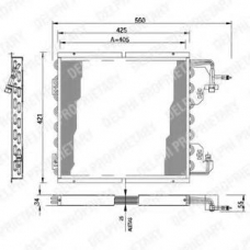 TSP0225178 DELPHI Конденсатор, кондиционер