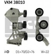 VKM 38010 SKF Натяжной ролик, поликлиновой  ремень