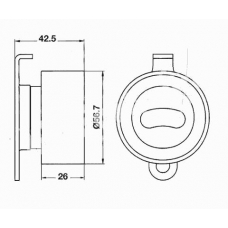 ITB-6413 IPS Parts Устройство для натяжения ремня, ремень грм