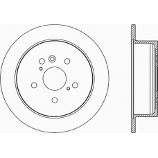 BDR2049.10 OPEN PARTS Тормозной диск