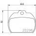 T0205 PAGID Комплект тормозных колодок, дисковый тормоз