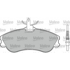 540943 VALEO Комплект тормозных колодок, дисковый тормоз