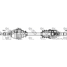 245013 GSP Приводной вал