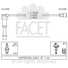 4.9849 FACET Ккомплект проводов зажигания