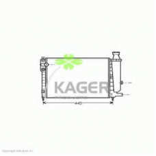 31-0156 KAGER Радиатор, охлаждение двигателя