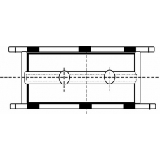 AEM510081 STD AE Подшипник коленвала