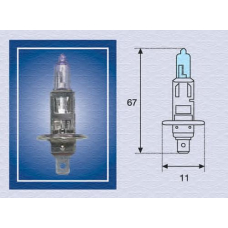 002601100000 MAGNETI MARELLI Лампа накаливания, фара дальнего света; лампа нака