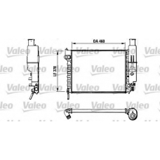 810915 VALEO Радиатор, охлаждение двигателя