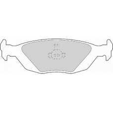 FD6285N NECTO Комплект тормозных колодок, дисковый тормоз