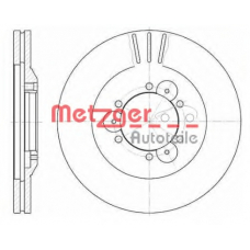 6560.10 METZGER Тормозной диск