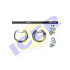 79KT0046 C ICER Комплект тормозных колодок