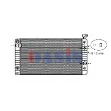 520029N AKS DASIS Радиатор, охлаждение двигателя