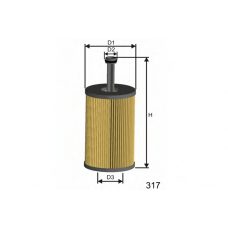 L105 MISFAT Масляный фильтр