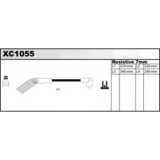XC1055 QUINTON HAZELL Комплект проводов зажигания