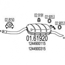 01.61920 MTS Глушитель выхлопных газов конечный