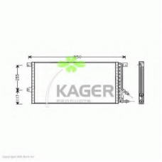 94-5984 KAGER Конденсатор, кондиционер