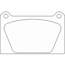 MLB65 MINTEX Комплект тормозных колодок, дисковый тормоз