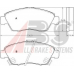36831 ABS Комплект тормозных колодок, дисковый тормоз