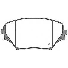 BPA0813.00 OPEN PARTS Комплект тормозных колодок, дисковый тормоз