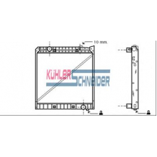 0449902 KUHLER SCHNEIDER Радиатор, охлаждение двигател