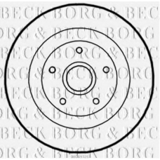 BBD5972S BORG & BECK Тормозной диск