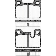 8110 11204 TRISCAN Комплект тормозных колодок, дисковый тормоз