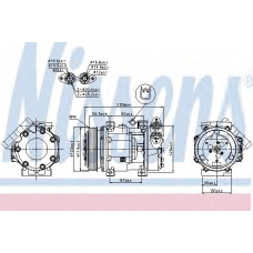 89336 NISSENS Компрессор, кондиционер