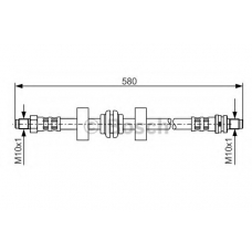 1 987 476 602 BOSCH Тормозной шланг