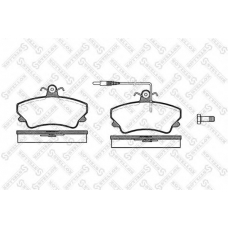 420 012-SX STELLOX Комплект тормозных колодок, дисковый тормоз