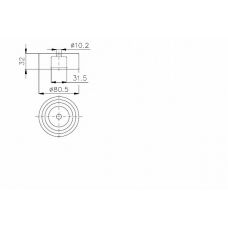 TKR 9965 TIMKEN Паразитный / ведущий ролик, зубчатый ремень