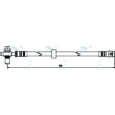 HOS3152 APEC Тормозной шланг